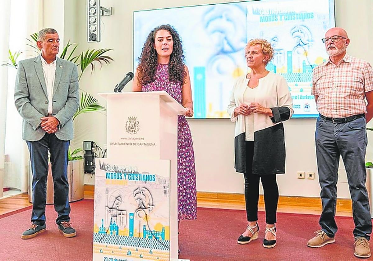 Presentación de la visita alicantina a las fiestas de Cartagena.