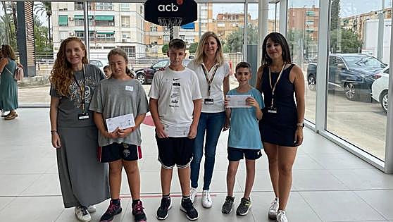 Toyota Murcia celebra un concurso de minibasket infantil
