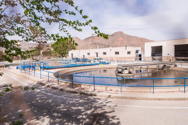 Instalaciones de la actual estación depuradora de Orihuela.