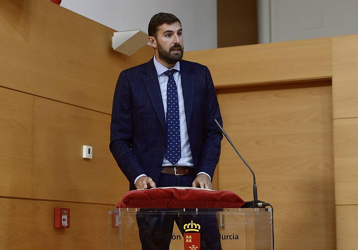 José Ángel Antelo, en su toma de posesión como vicepresidente.