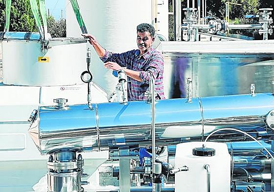 Instalación de equipos para el prototipo de la tecnología ensayada en el proyecto Life Desirows.