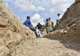 Imagen del pasado julio del equipo de Julio Navarro en la almunia del Rey Lobo.