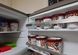 Los helados que se llevó.