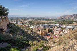 Barranco del Pocico de Santiago visto desde el Seminario del monte San Miguel.