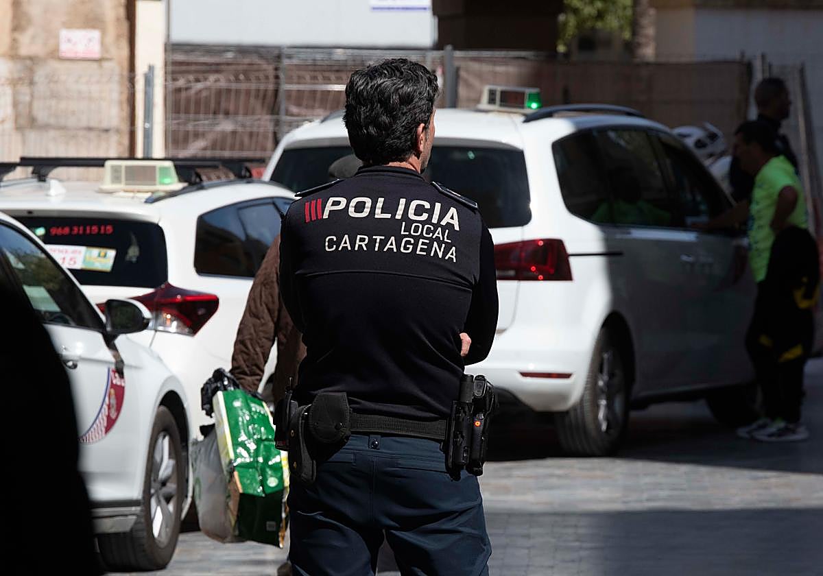 Policía Local de Cartagena en una imagen de archivo.