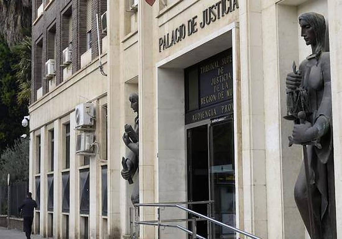 Edificio del Palacio de Justicia de Murcia.