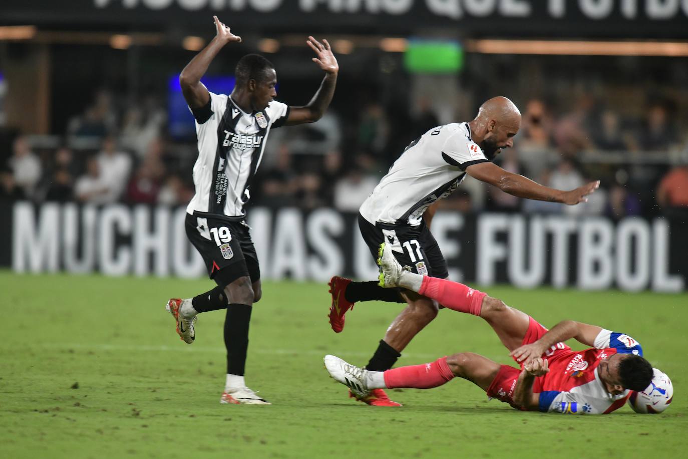 La derrota del Cartagena frente al Espanyol, en imágenes