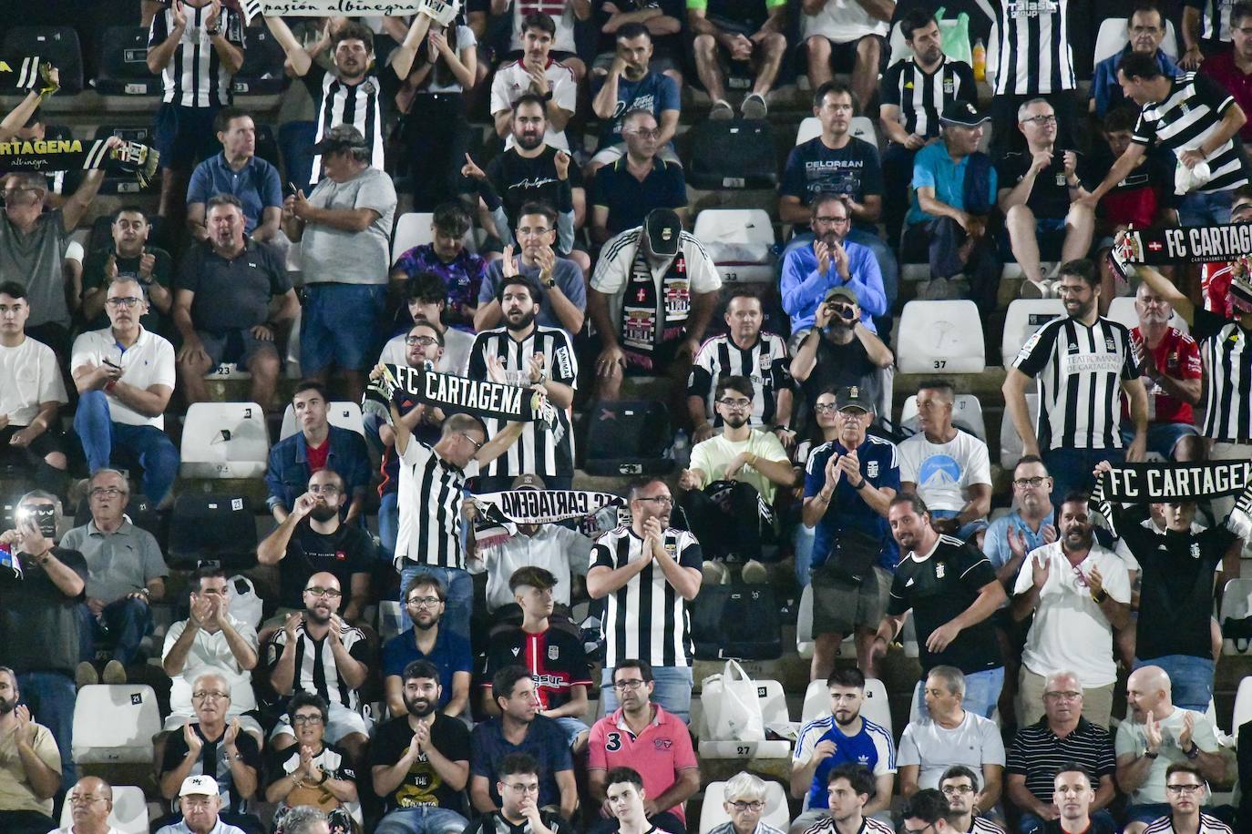 La derrota del Cartagena frente al Espanyol, en imágenes