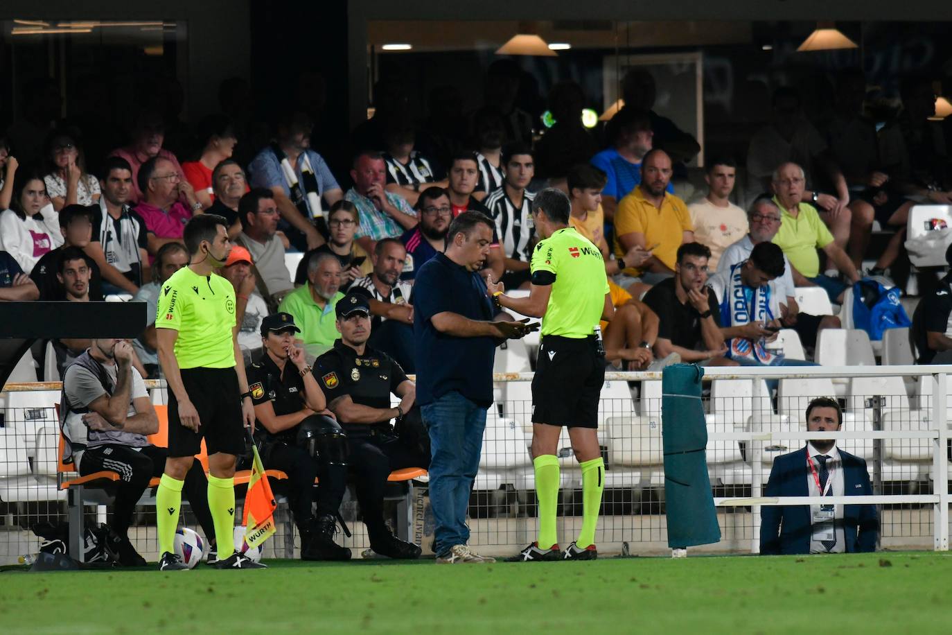 La derrota del Cartagena frente al Espanyol, en imágenes