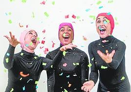 Andrea Pacheco, Elia Estrada y Beatriz Maciá.