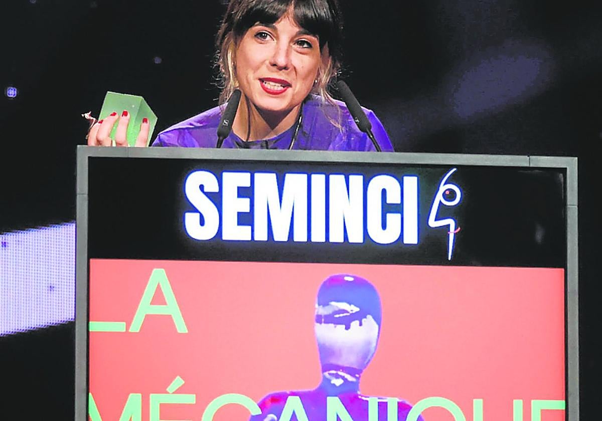 Gala Hernández López recibió en octubre pasado el premio 'Tiempo de Historia' por su corto en la Seminci de Valladolid.