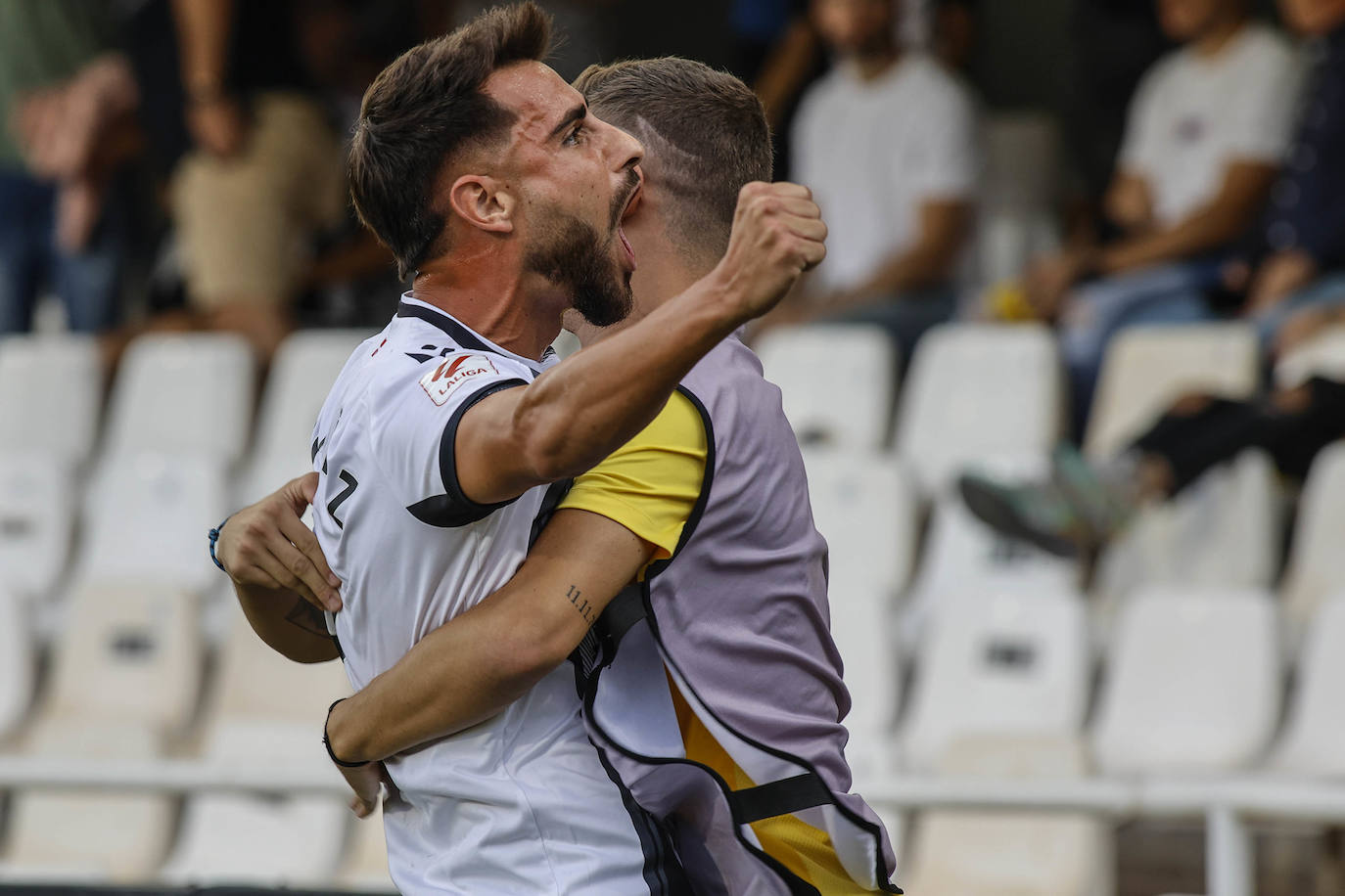 La derrota del Cartagena frente al Racing, en imágenes
