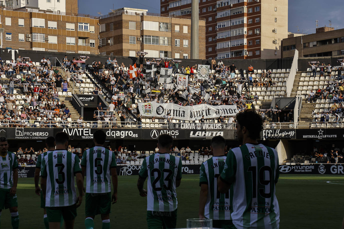 La derrota del Cartagena frente al Racing, en imágenes