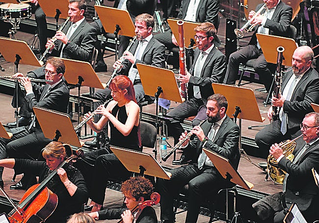 Un anterior concierto de la OSRM en el Auditorio Regional.