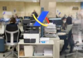 Una oficina de la Agencia Tributaria, en una imagen de archivo.