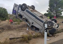 Estado del vehículo tras el accidente.
