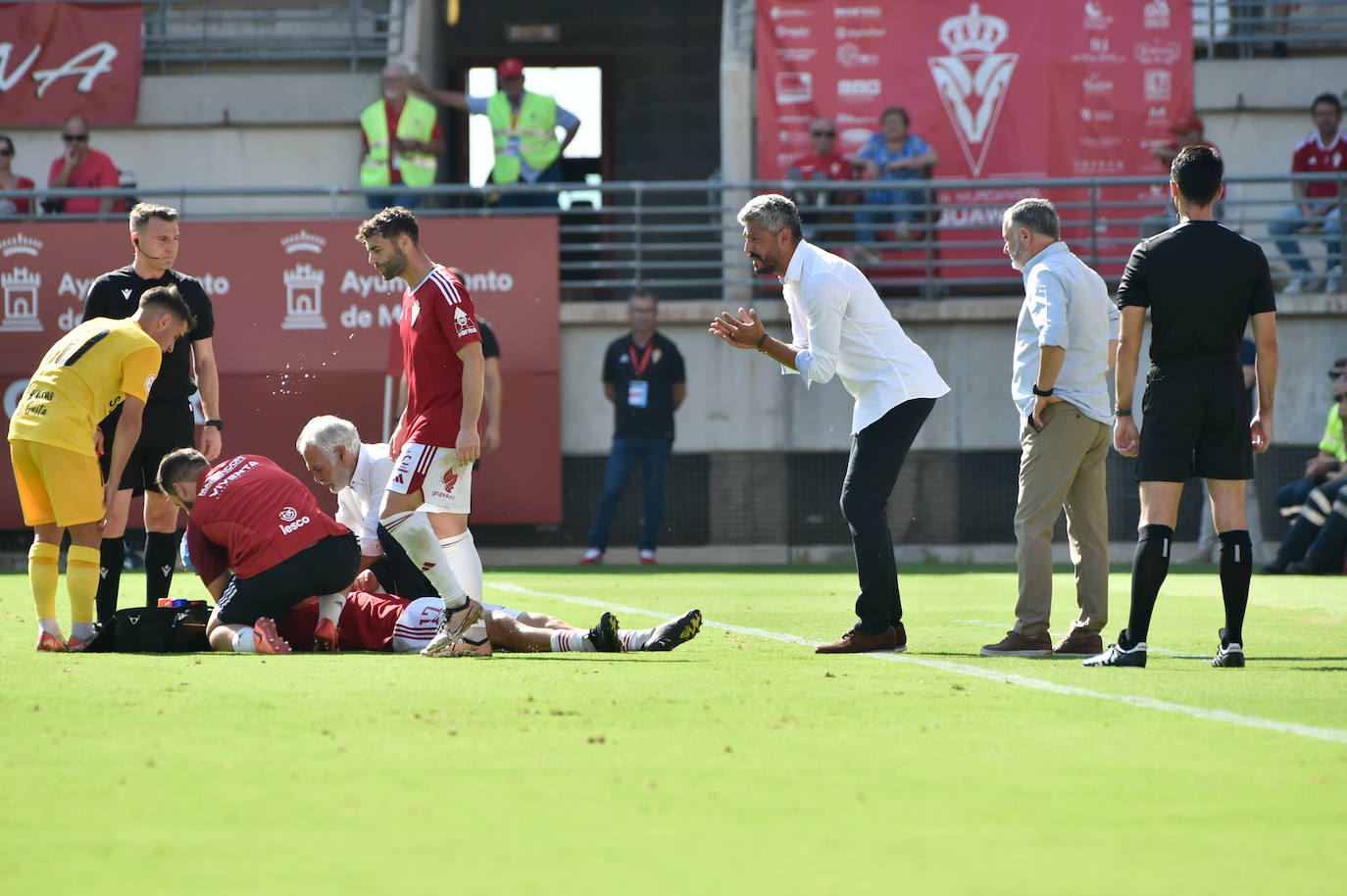 La victoria del Real Murcia frente al Algeciras, en imágenes
