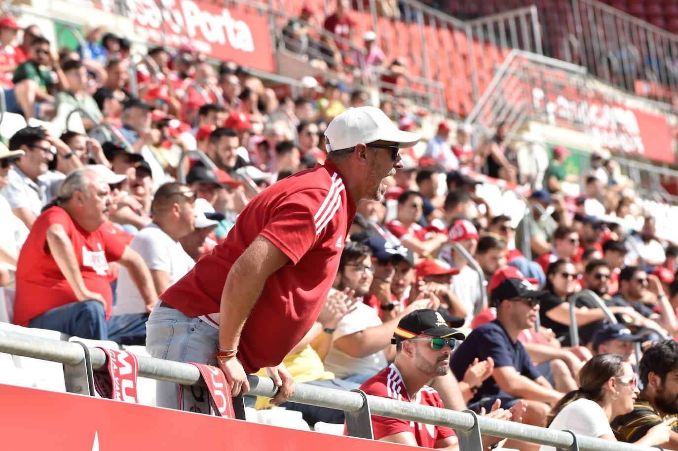 La victoria del Real Murcia frente al Algeciras, en imágenes