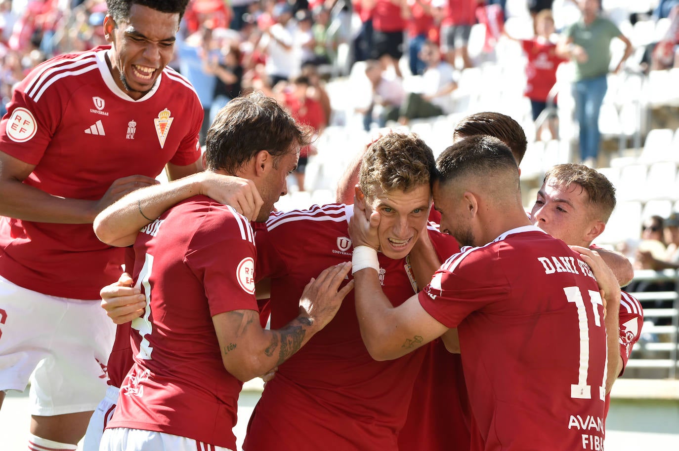 La victoria del Real Murcia frente al Algeciras, en imágenes