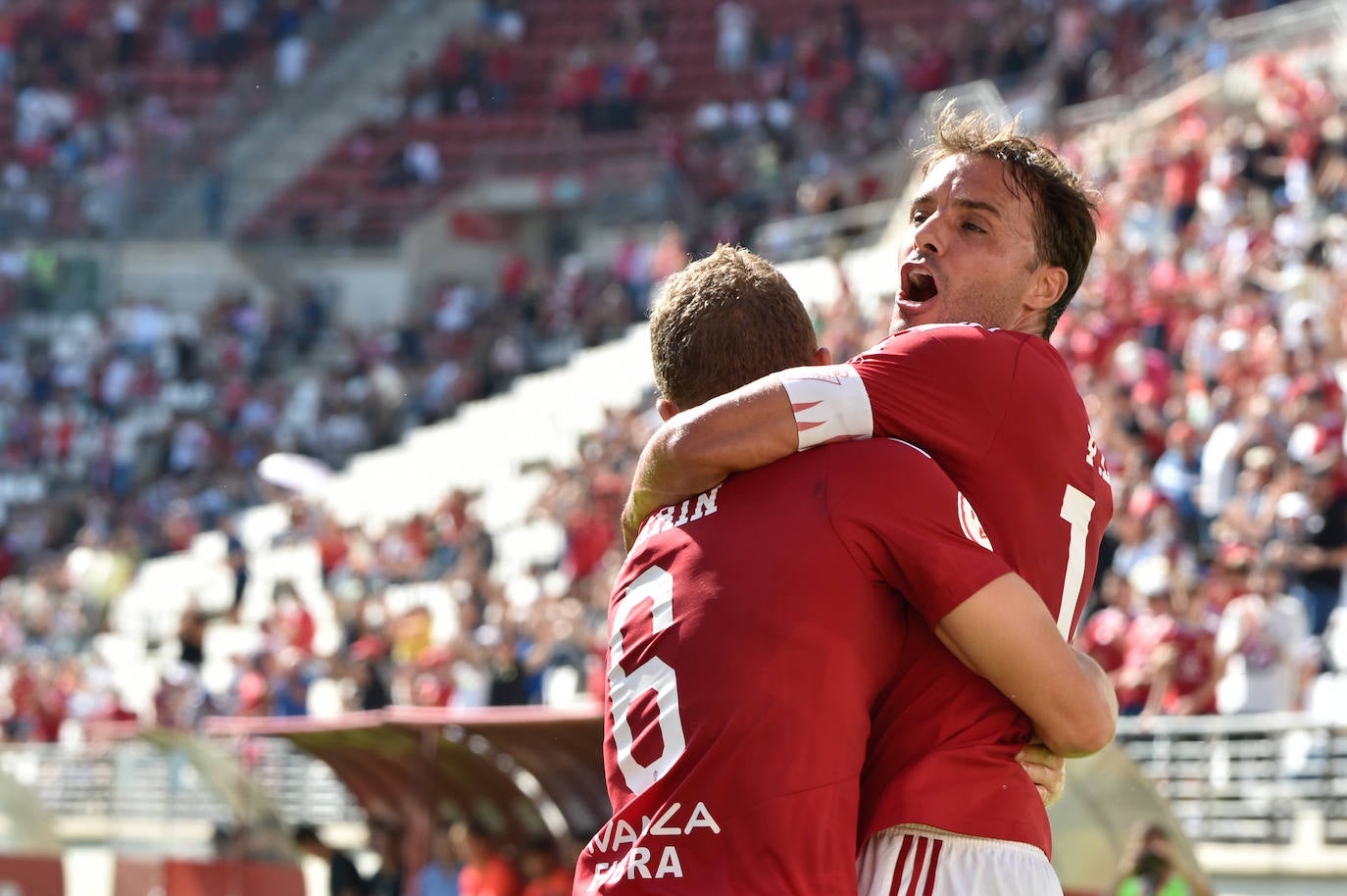 La victoria del Real Murcia frente al Algeciras, en imágenes