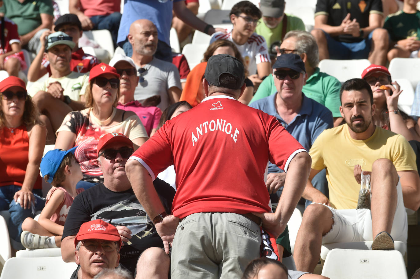 La victoria del Real Murcia frente al Algeciras, en imágenes