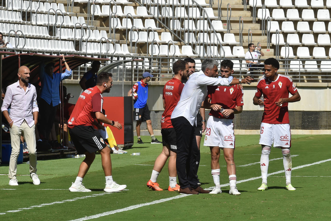 La victoria del Real Murcia frente al Algeciras, en imágenes