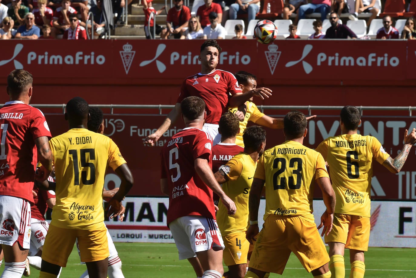 La victoria del Real Murcia frente al Algeciras, en imágenes