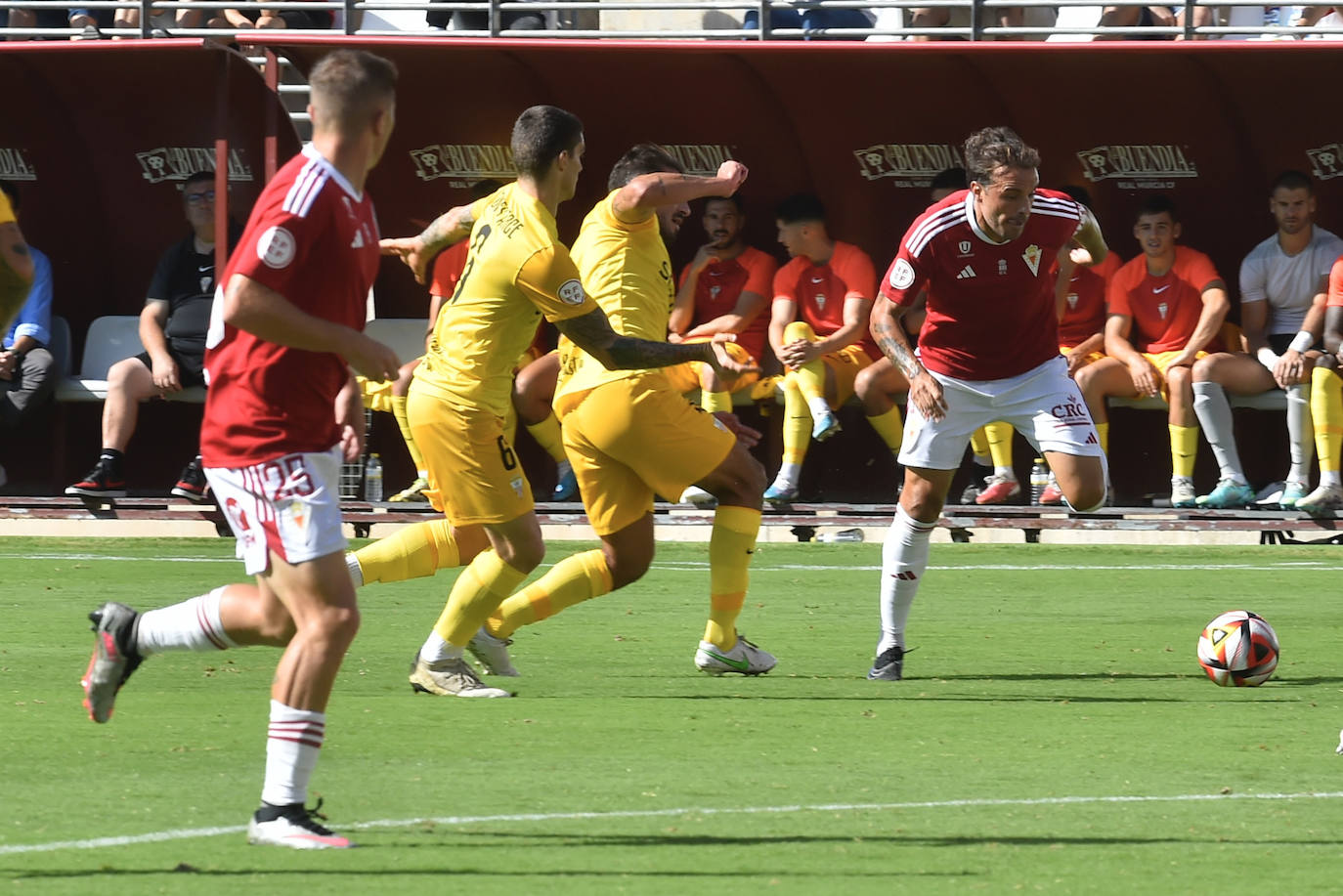 La victoria del Real Murcia frente al Algeciras, en imágenes