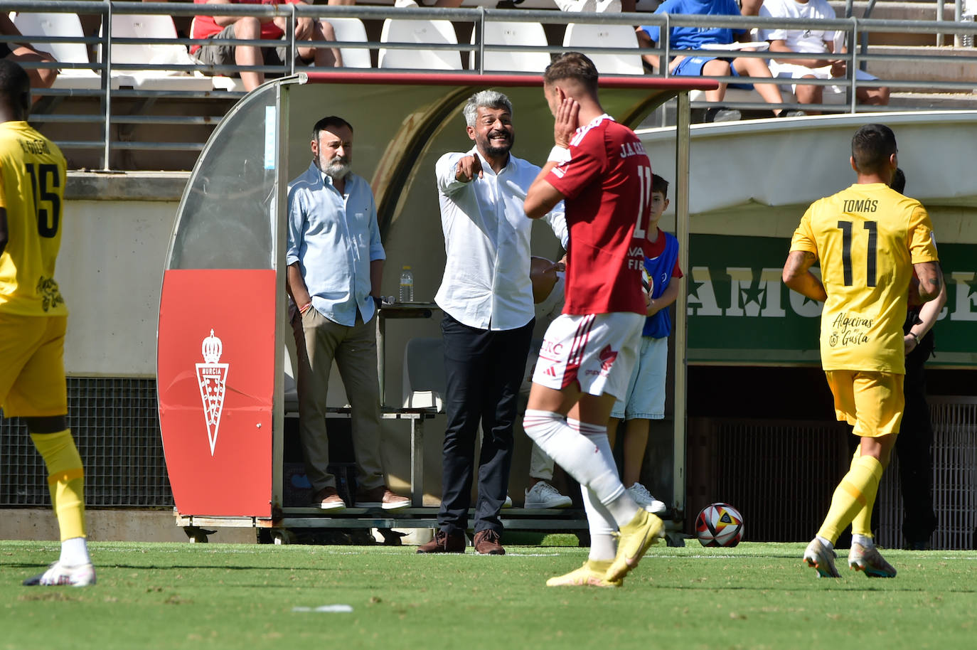La victoria del Real Murcia frente al Algeciras, en imágenes