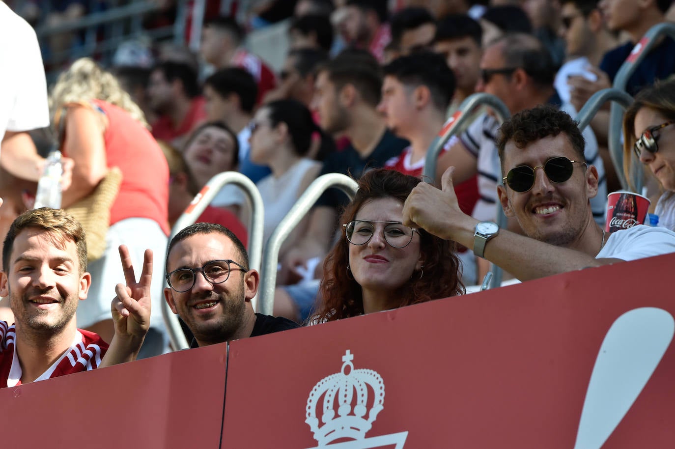 La victoria del Real Murcia frente al Algeciras, en imágenes