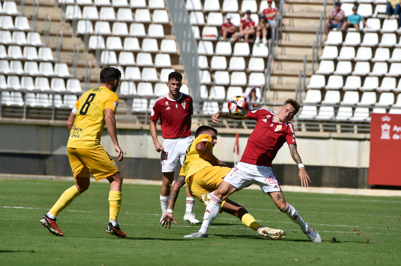 La victoria del Real Murcia frente al Algeciras, en imágenes