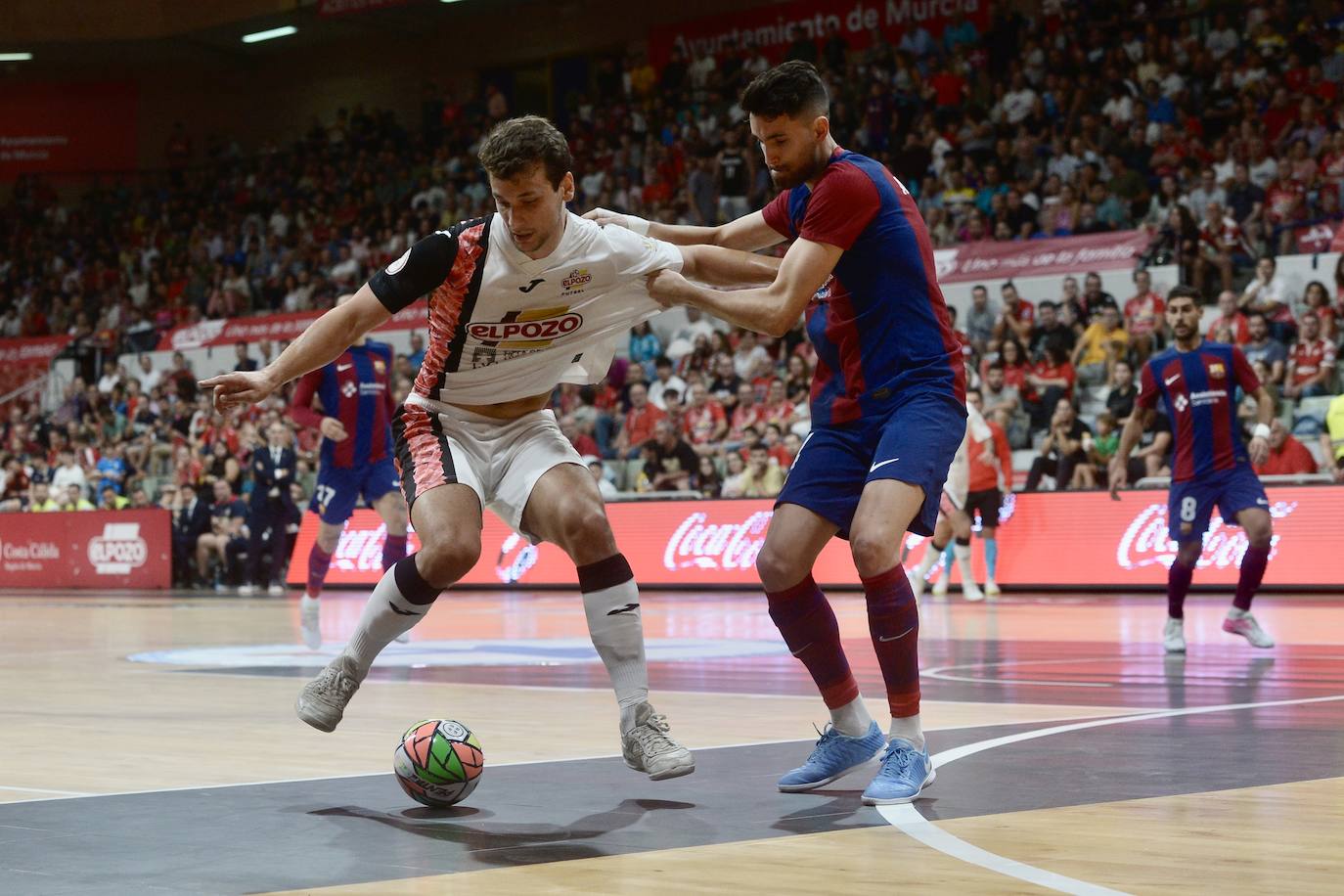 Las imágenes del partido ElPozo-Barça (2-4)