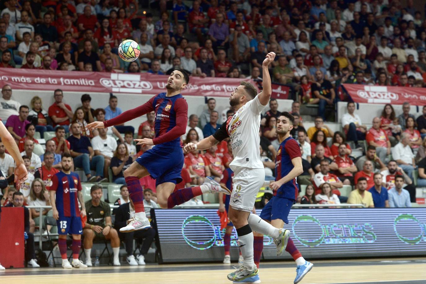 Las imágenes del partido ElPozo-Barça (2-4)