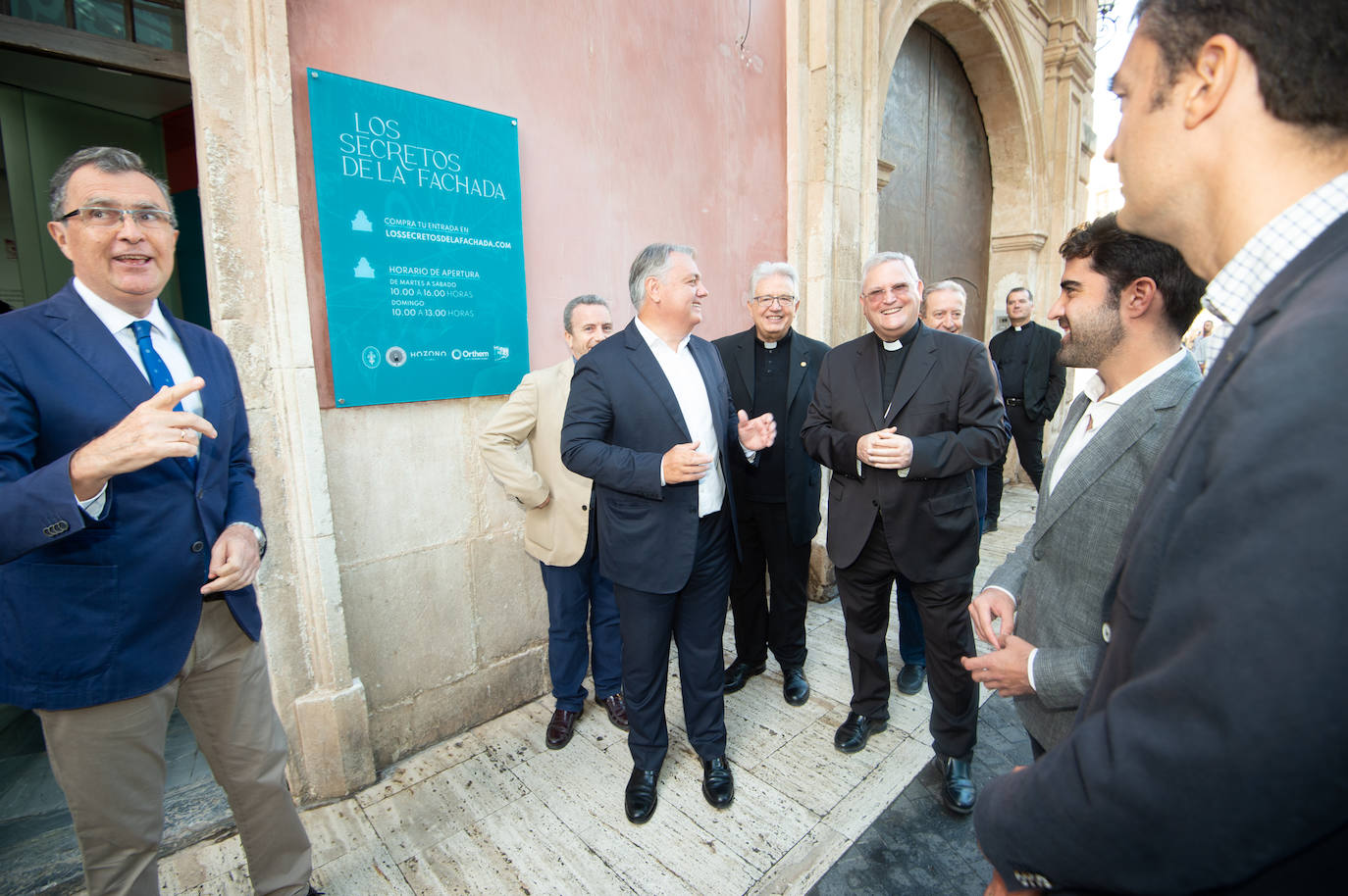 Las obras de restauración de la fachada de la Catedral de Murcia