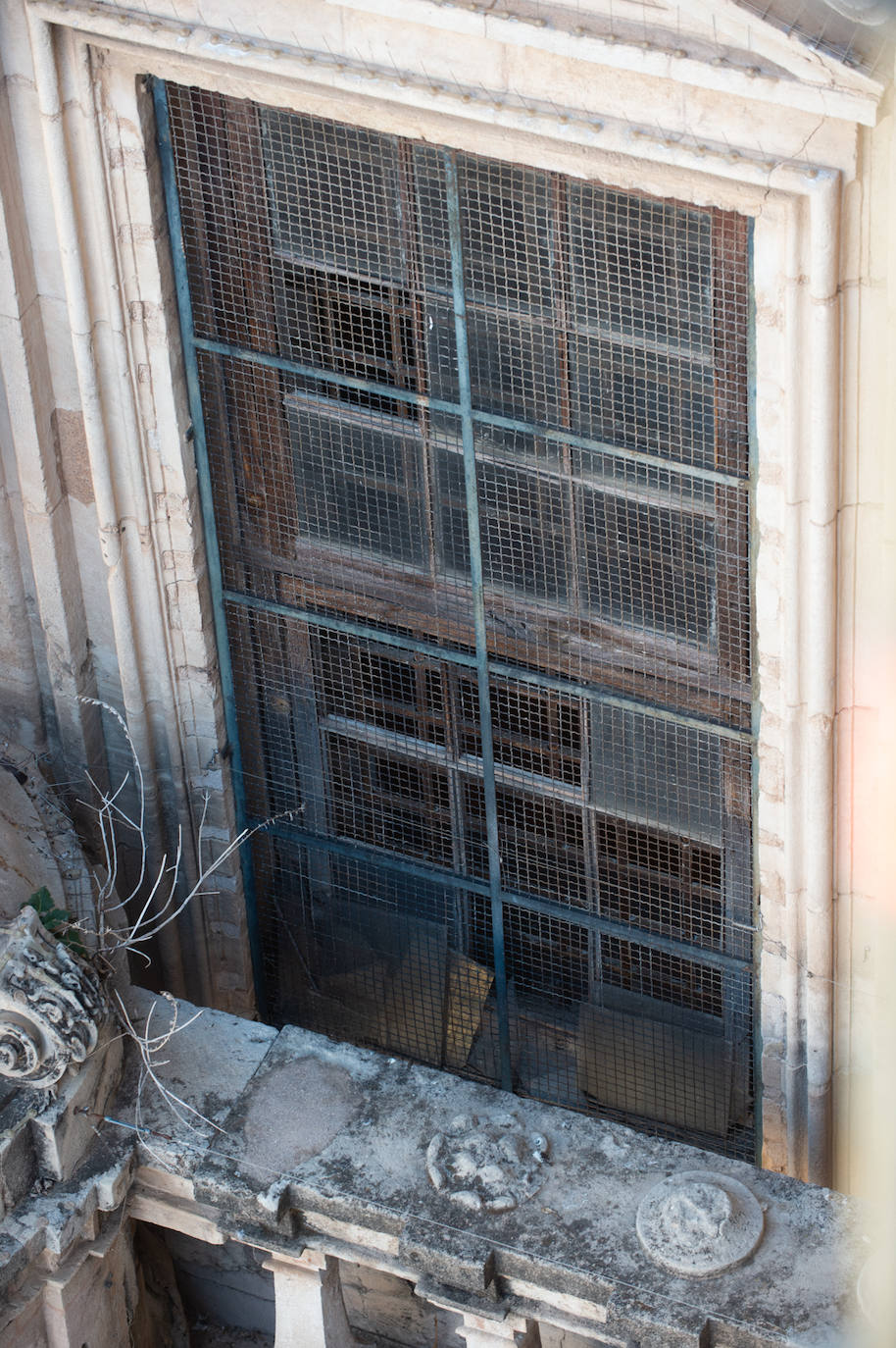 Las obras de restauración de la fachada de la Catedral de Murcia