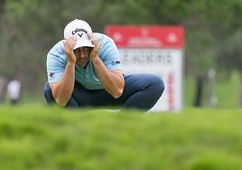 Otaegui lee bien el campo en la primera jornada de juego