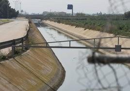 Canal del Postrasvase entre Torre Pacheco y El Albujón.