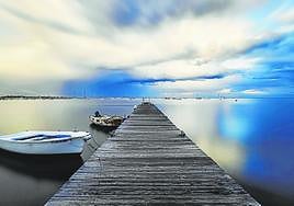 Imagen de la fotografía ganadora, de Pedro Javier Sáez: 'Santiago de la Ribera: playa, tradición y encanto mediterráneo'.