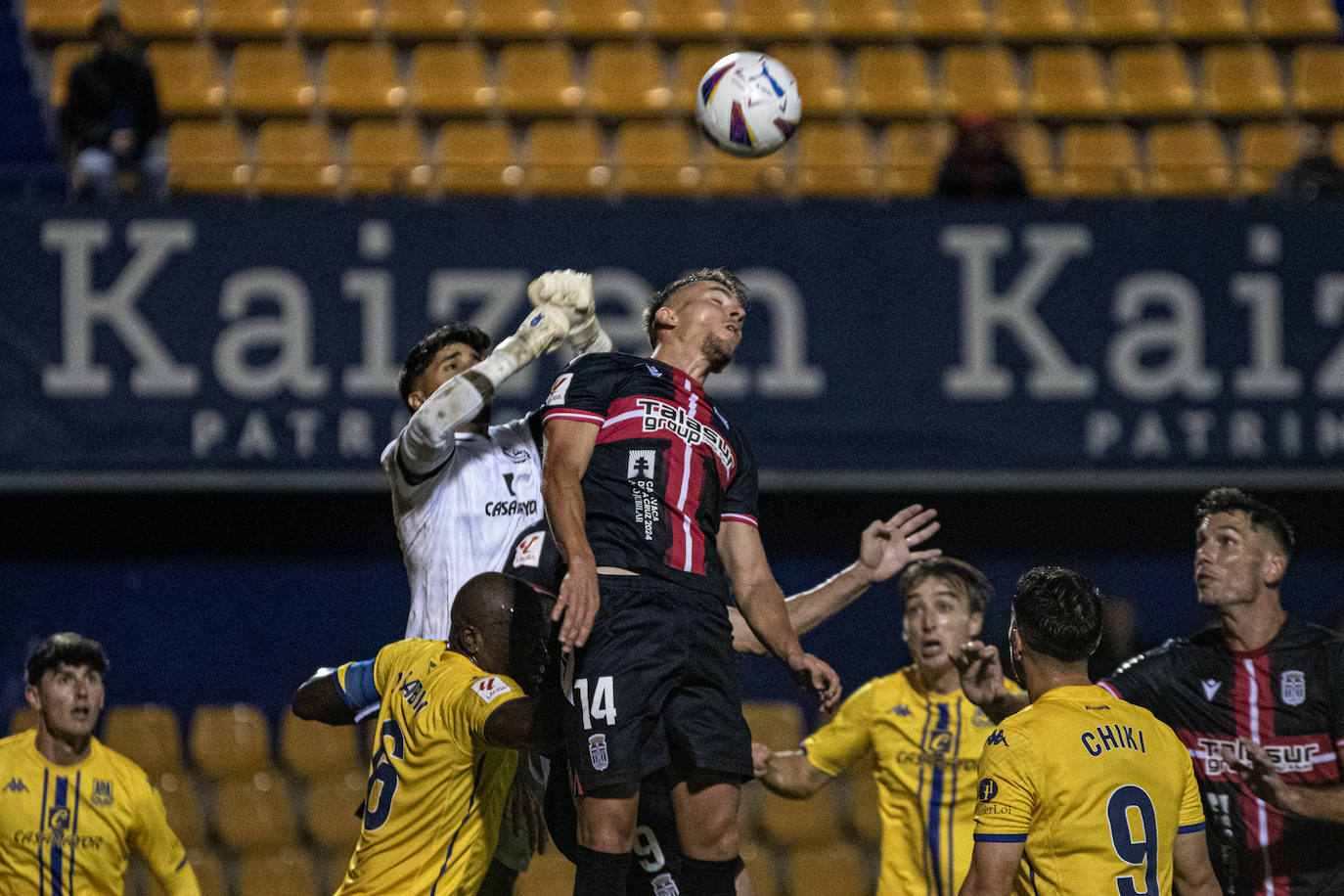 El empate del Cartagena frente al Alcorcón, en imágenes