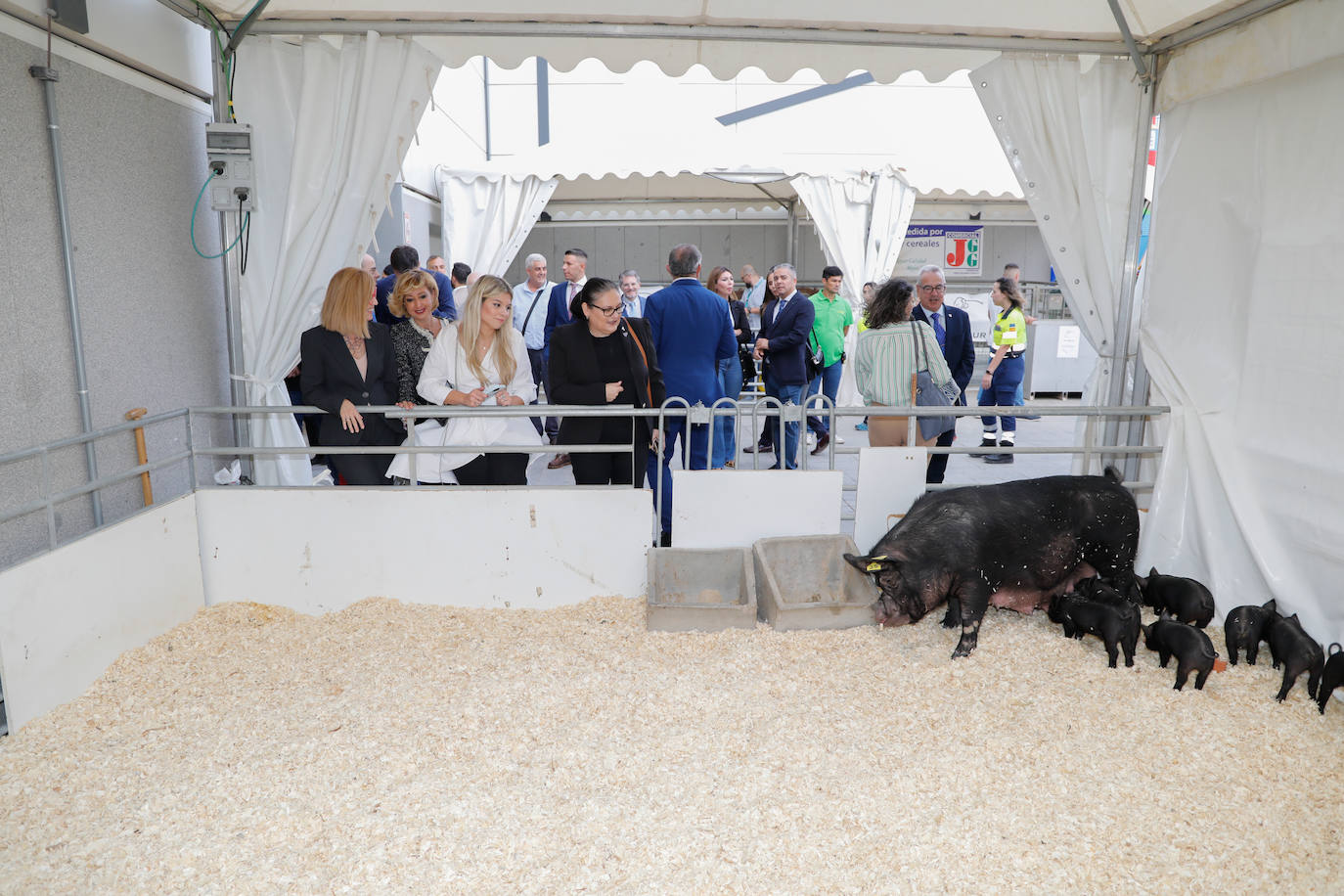 Las imágenes de la inauguración de la feria Sepor de Lorca