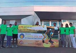 Miembros del Club de Atletismo Nogalte y de la empresa patrocinadora Carril Solar.