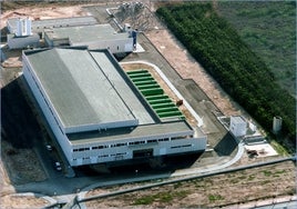 Vista aérea de una de las dos desaladoras de San Pedro del Pinatar.