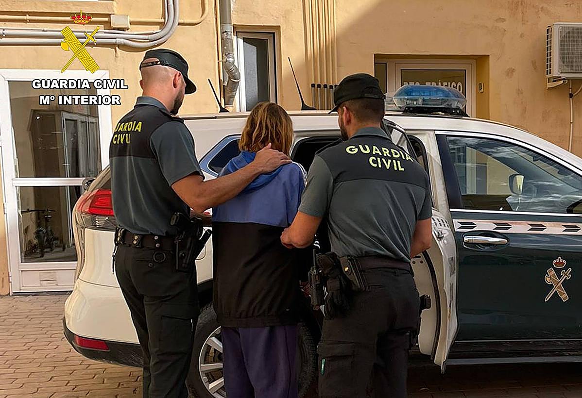 Imagen de la detención de la mujer.