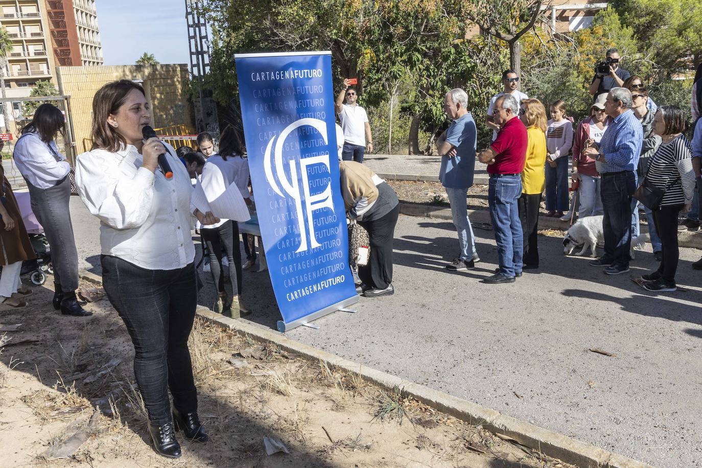 La protesta en Cartagena contra el centro para inmigrantes