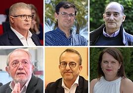 José Vélez. Emilio Ivars. José Salvador Fuentes Zorita. José Méndez. Joaquín Martínez Salmerón. María Dolores Martínez Pay.