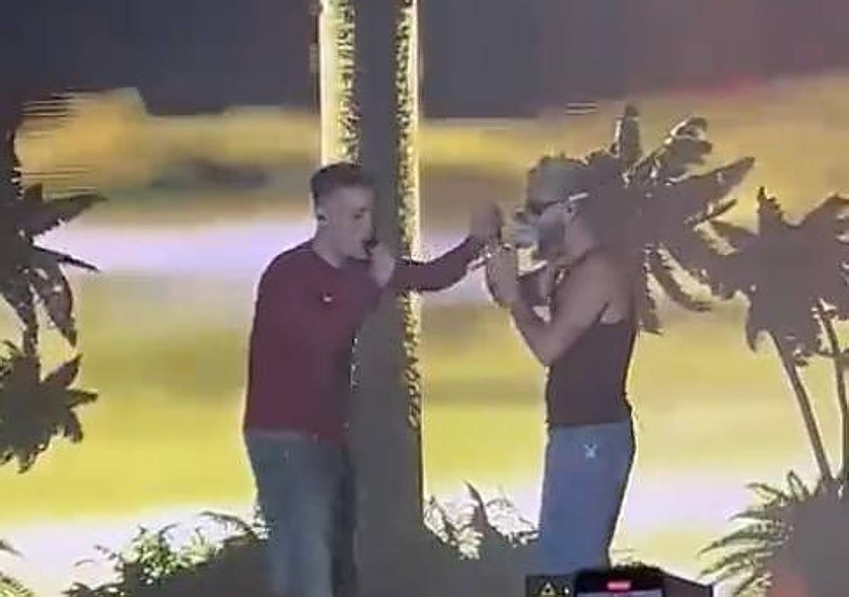 Soge Culebra soprende a los fans de Mora durante su concierto en Murcia