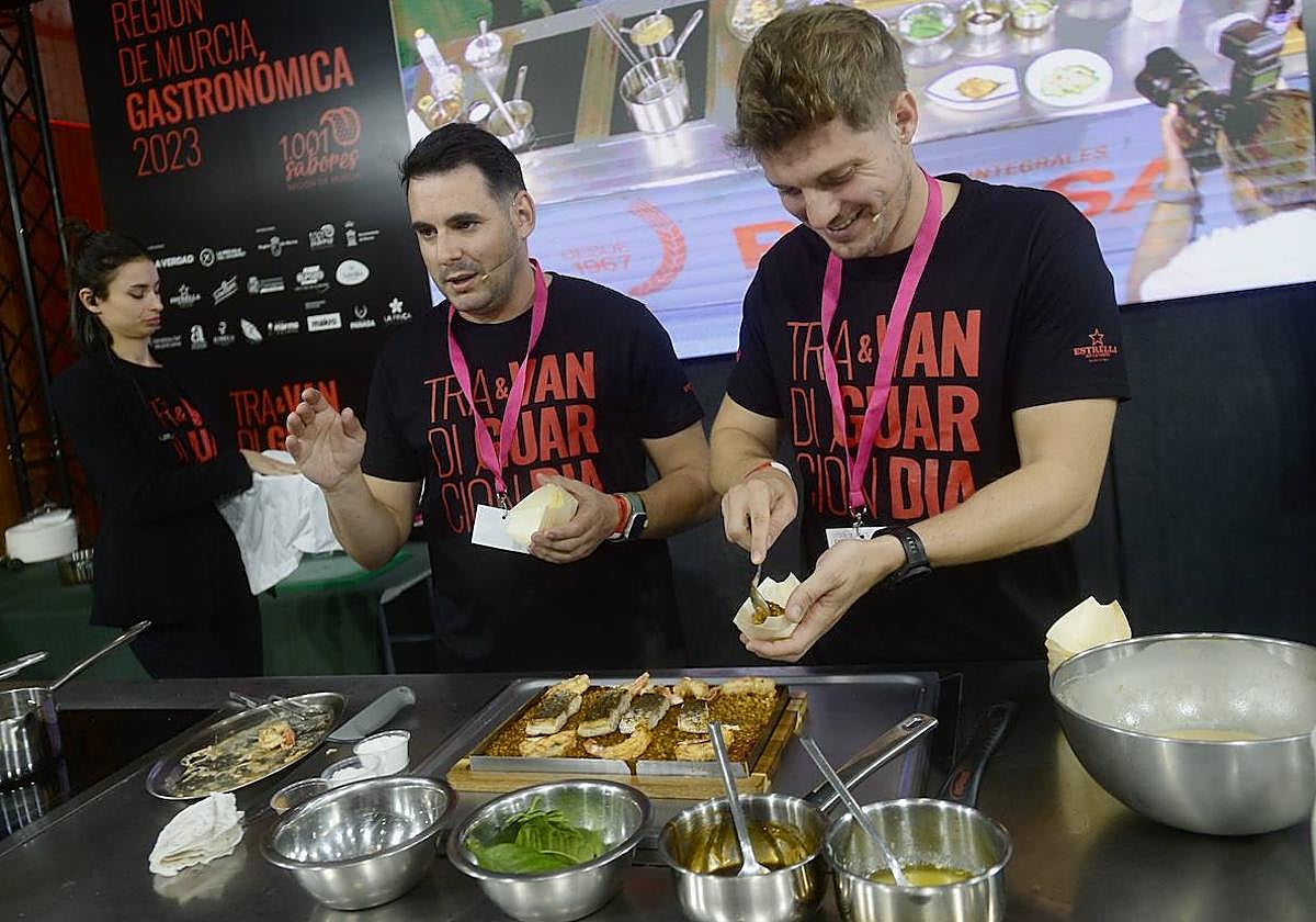 Rubén Delgado y Alfonso García, de Txío, en Región de Murcia Gastronómica.