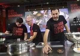 David López, de Local de Ensayo, y Nacho Abellán, del Hispano, en su ponencia en RMG.