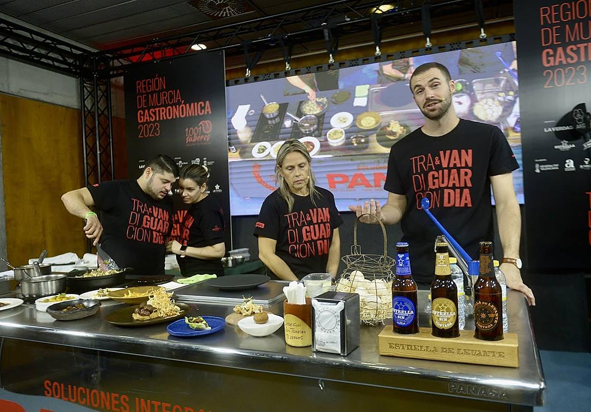 María José Navarro y Miguel Hernández, este sábado, en su ponencia en Región de Murcia Gastronómica.