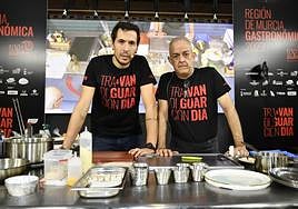 Quim Gabarró, de Alviento, y Pedro Moreno, este domingo, en Región de Murcia Gastronómica.